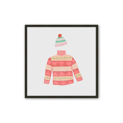 [Color:Satin Black], Picture of art in a Satin Black frame