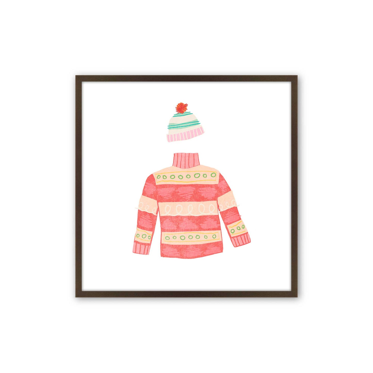 [Color:Espresso], Picture of art in a Espresso frame