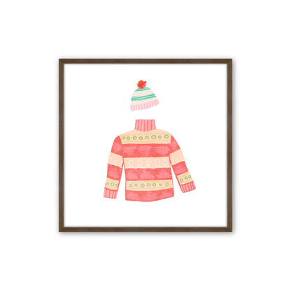 [Color:Walnut], Picture of art in a Walnut frame