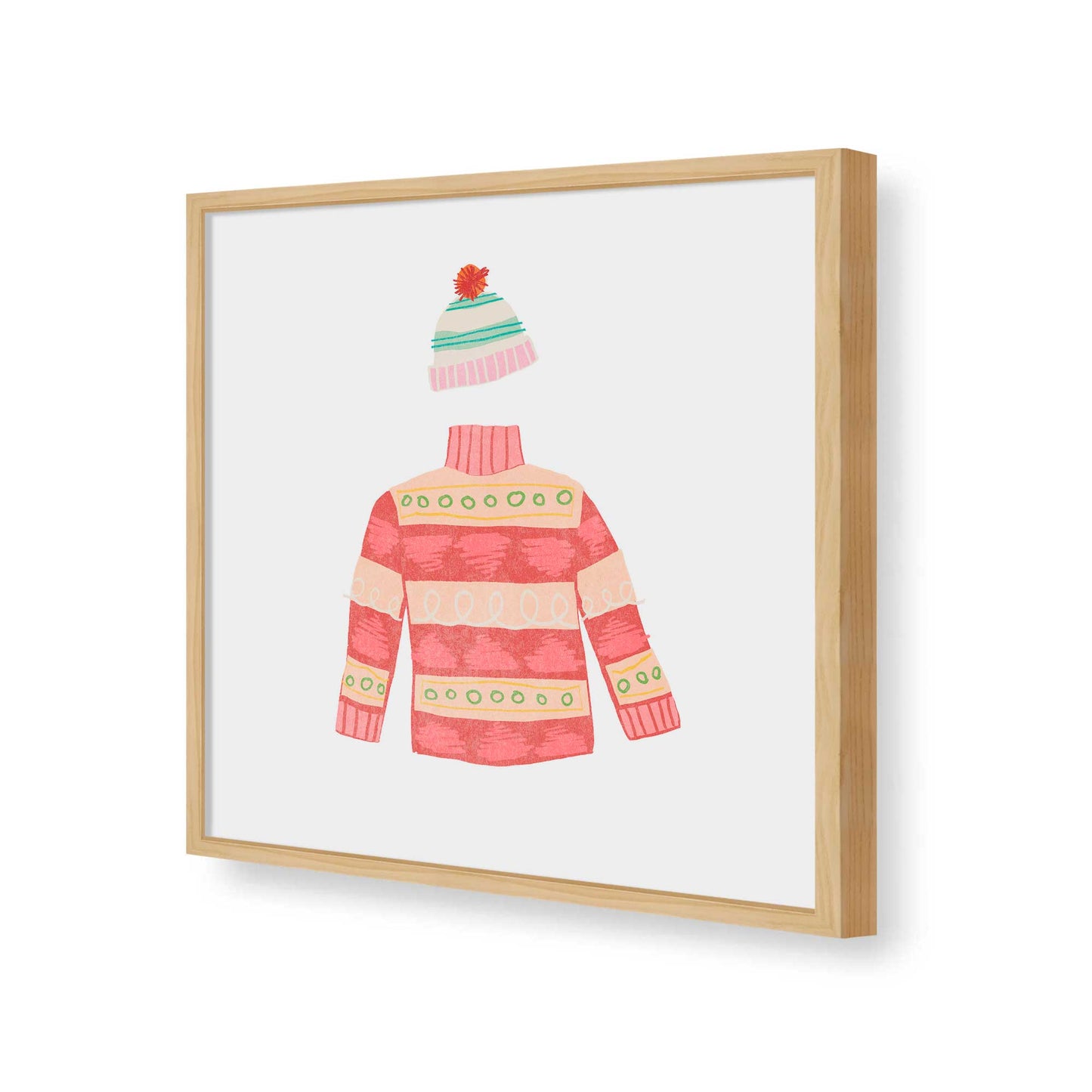 [Color:Espresso], Picture of art in a Espresso frame of the corner