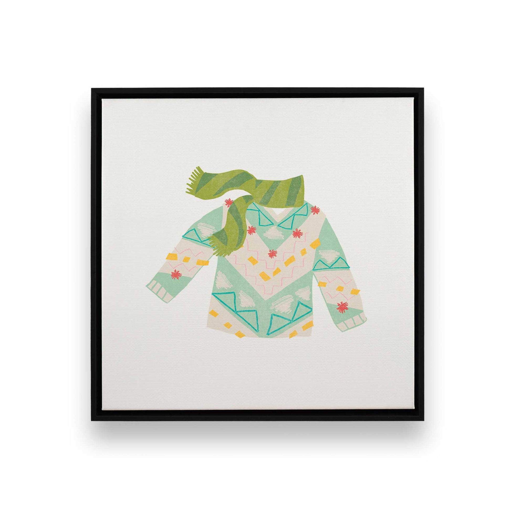 [Color:Satin Black], Picture of art in a Satin Black frame