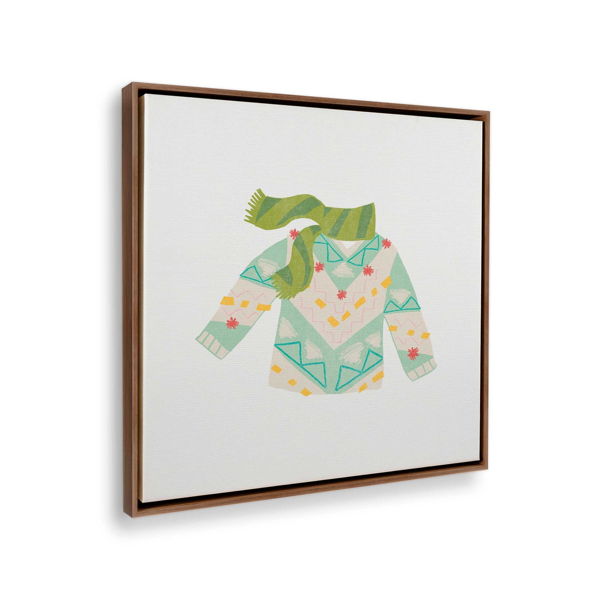 [Color:Walnut], Picture of the corner of the art