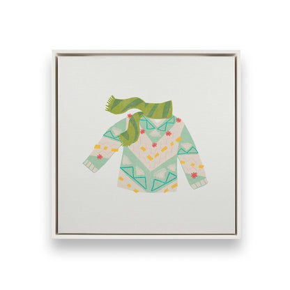 [Color:Opaque White], Picture of art in a White frame