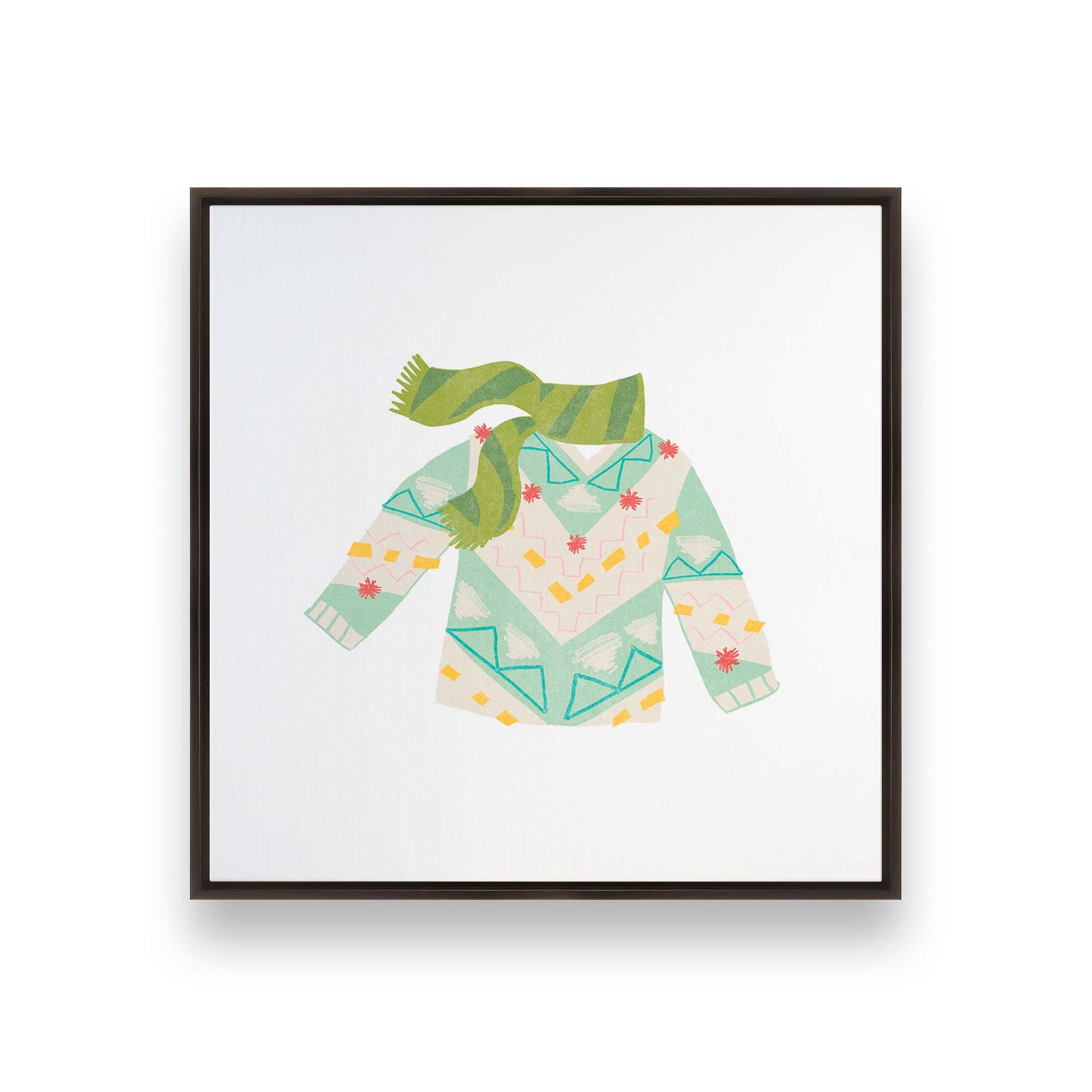 [Color:Espresso], Picture of art in an Espresso frame