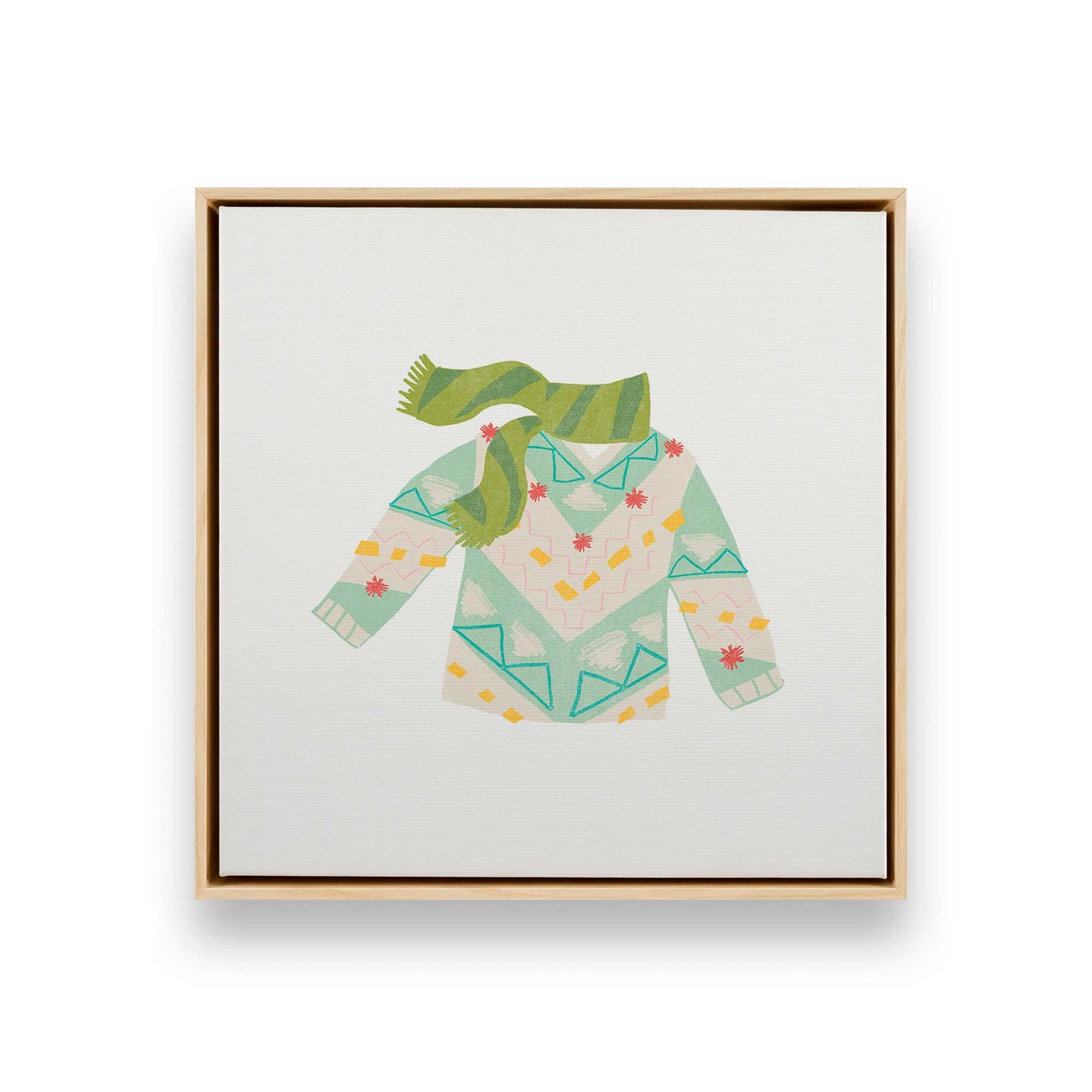 [Color:American Maple], Picture of art in a American Maple frame