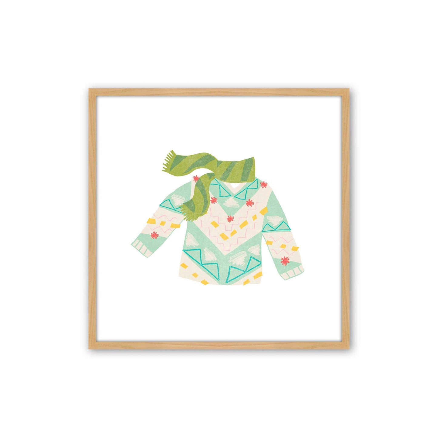 [Color:American Maple], Picture of art in an American Maple frame