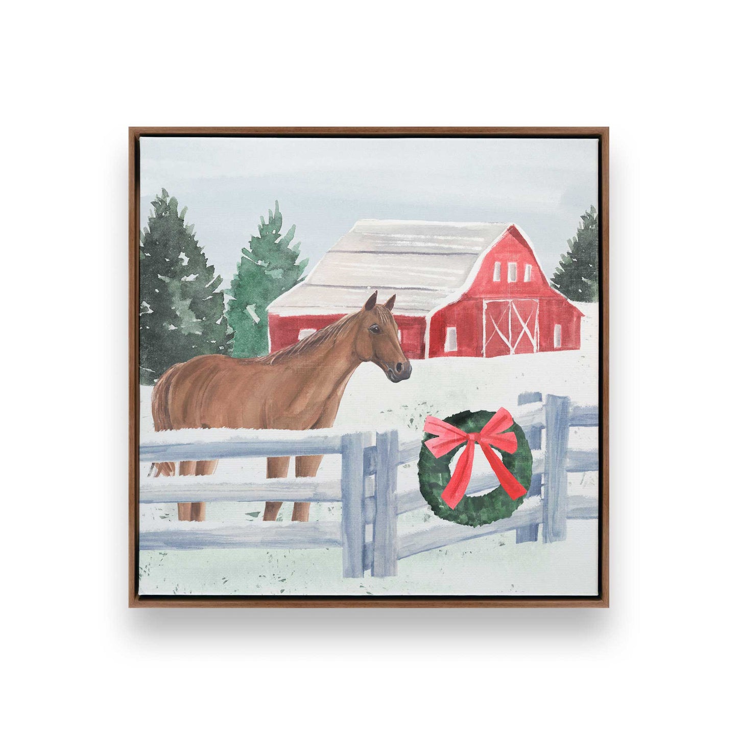 [Color:Walnut], Picture of art in a Walnut frame