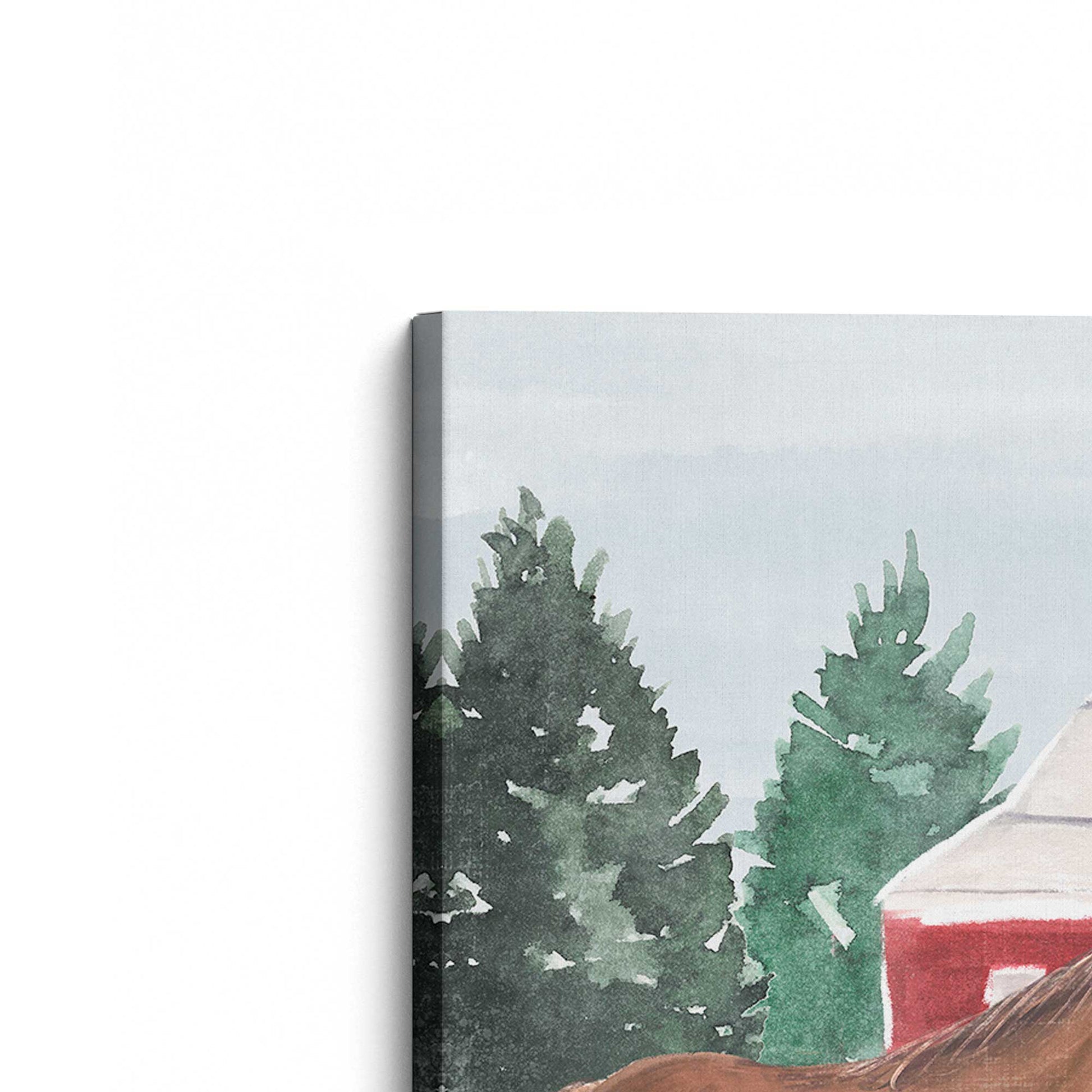 [Color:Stretched Canvas], Picture of the corner of the art