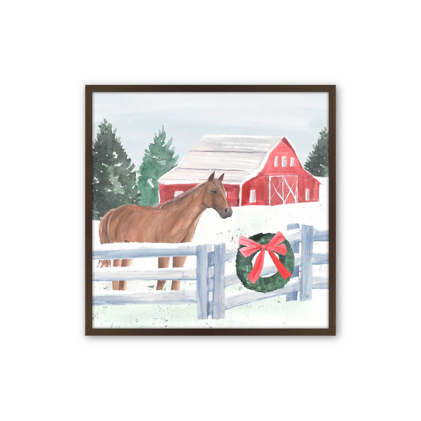 [Color:Belvinder Brown], Picture of art in a Belvinder Brown frame