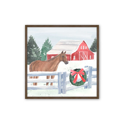 [Color:Walnut], Picture of art in a Walnut frame