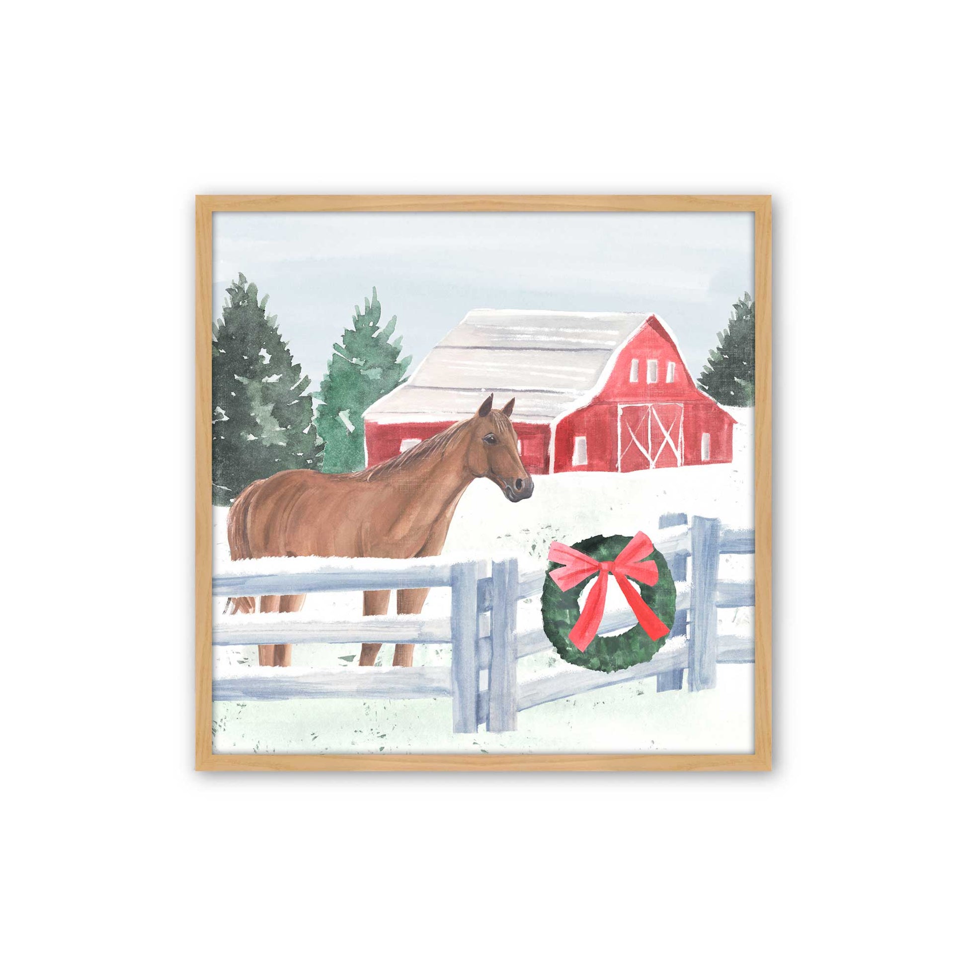 [Color:American Maple], Picture of art in an American Maple frame