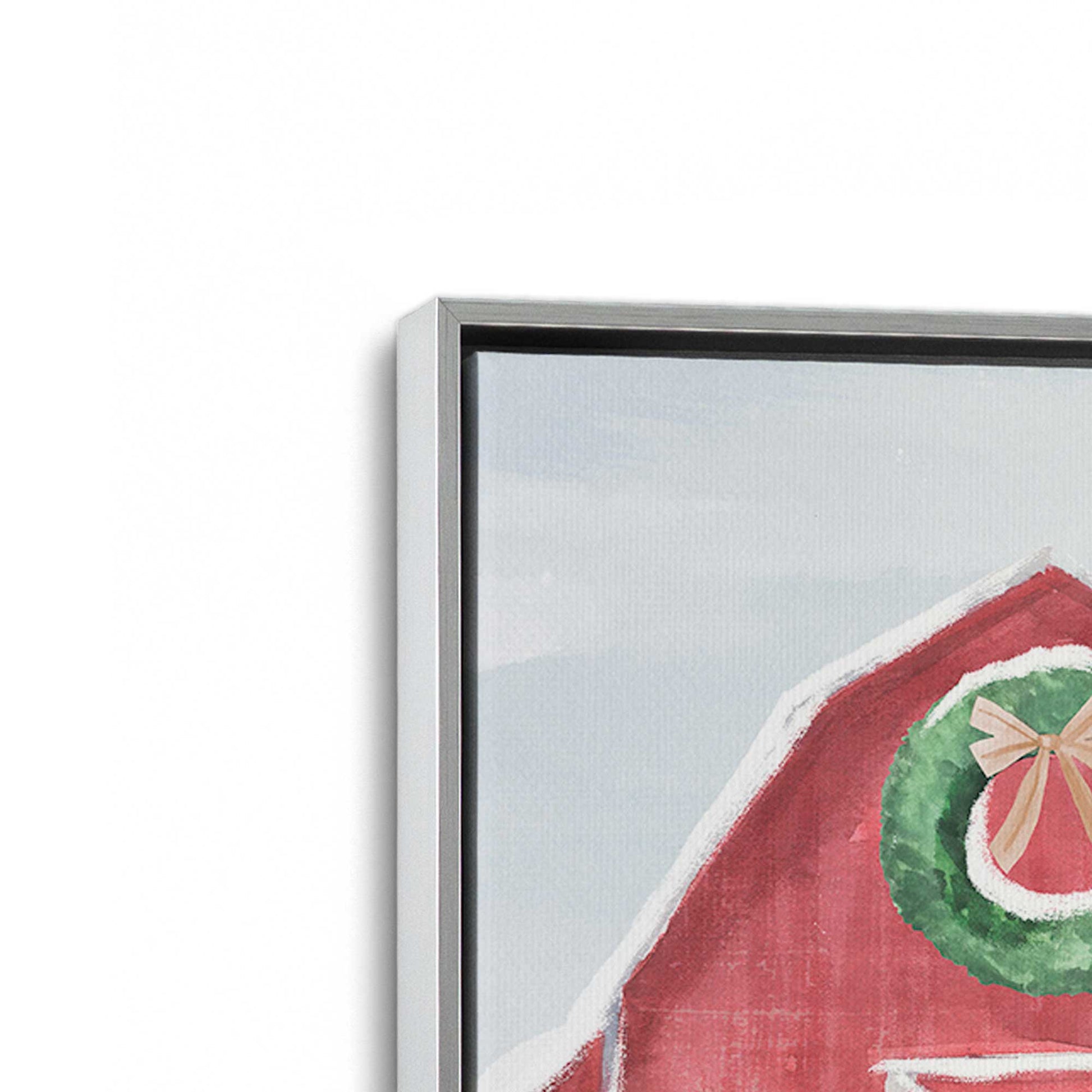 [Color:Polished Chrome], Picture of art in a Polished Chrome frame at an angle