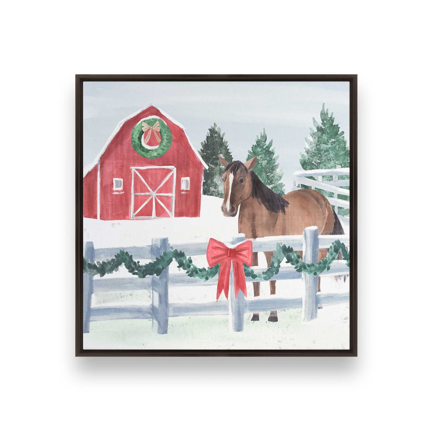 [Color:Espresso], Picture of art in a Espresso frame