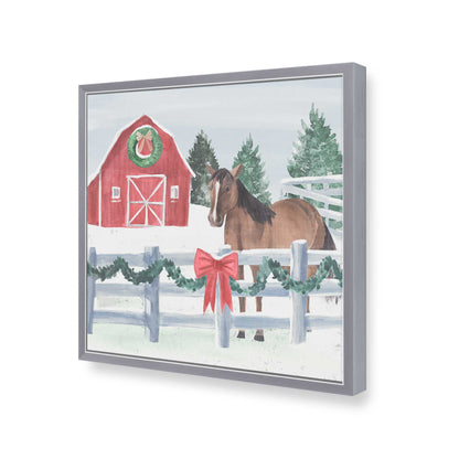 [Color:Polished Chrome], Picture of art in a Polished Chrome frame of the corner