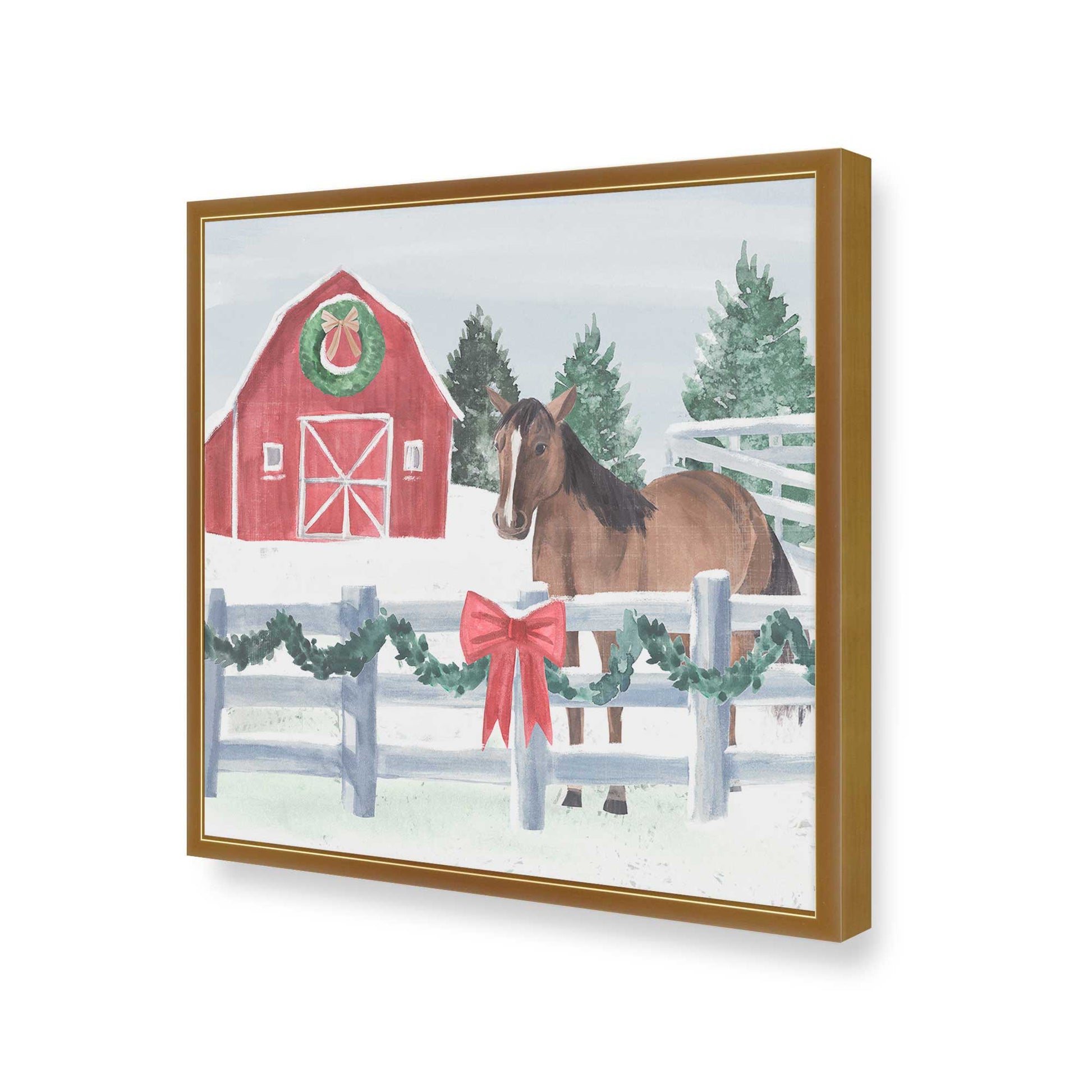 [Color:Polished Gold], Picture of art in a Polished Gold frame of the corner