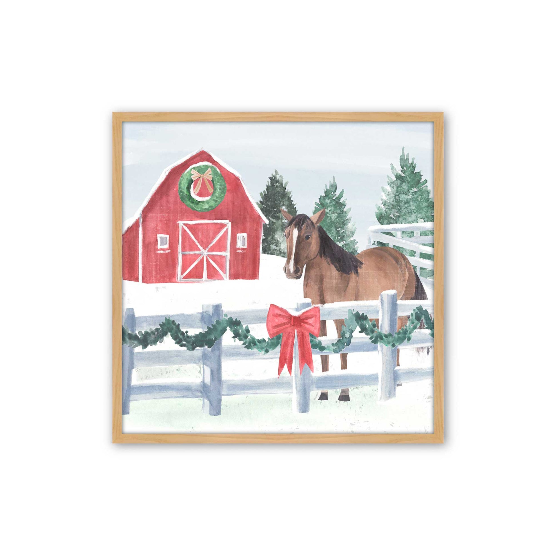 [Color:American Maple], Picture of art in an American Maple frame