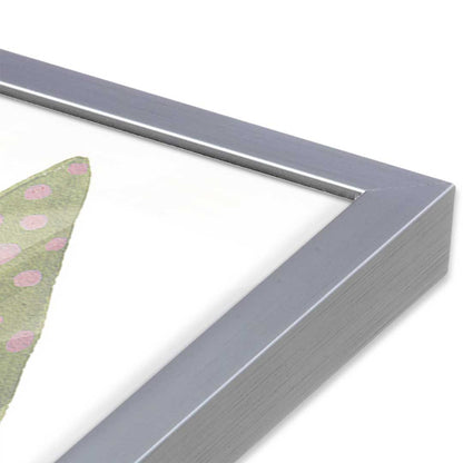 [Color:Polished Chrome], Picture of art in a Polished Chrome frame at an angle