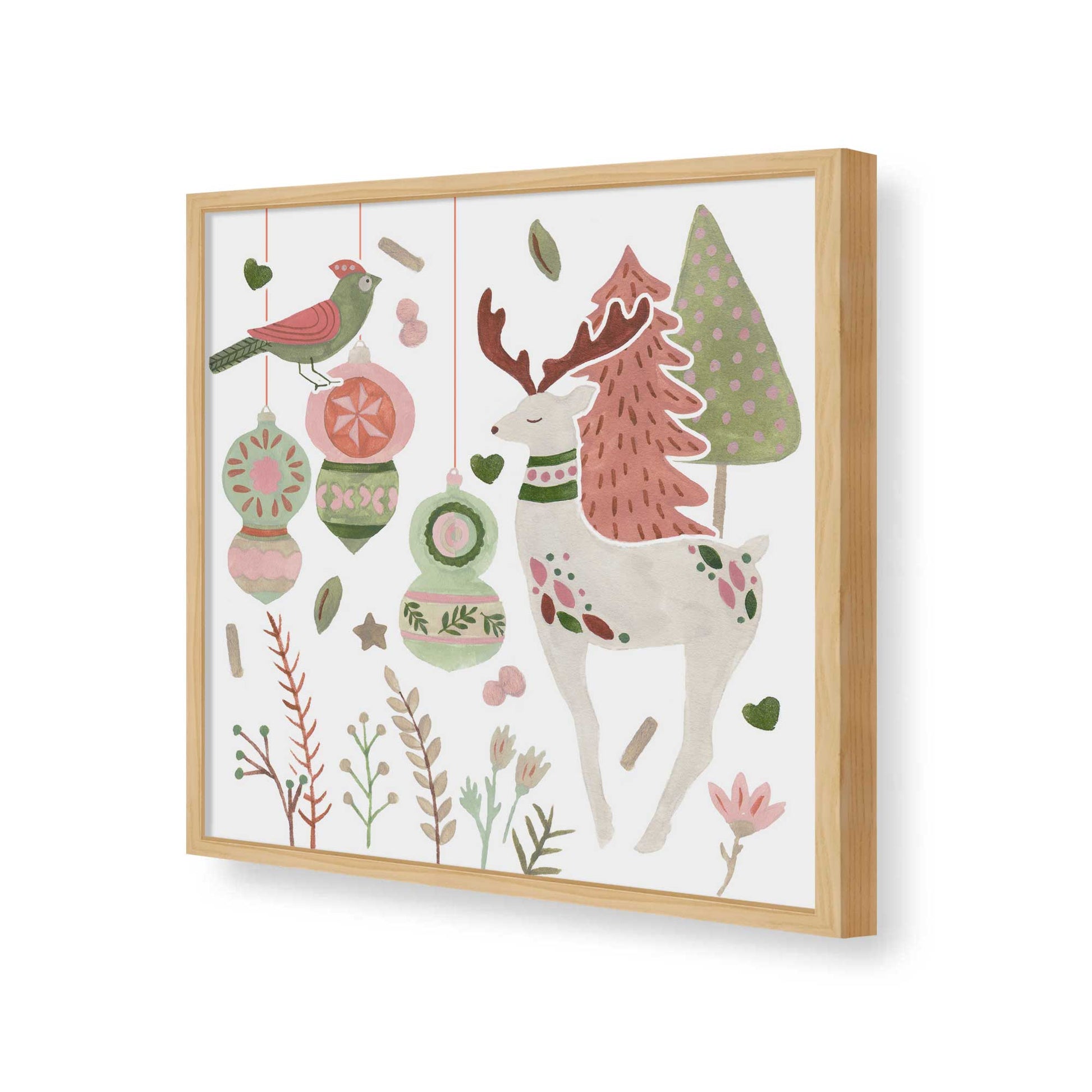 [Color:Espresso], Picture of art in a Espresso frame of the corner