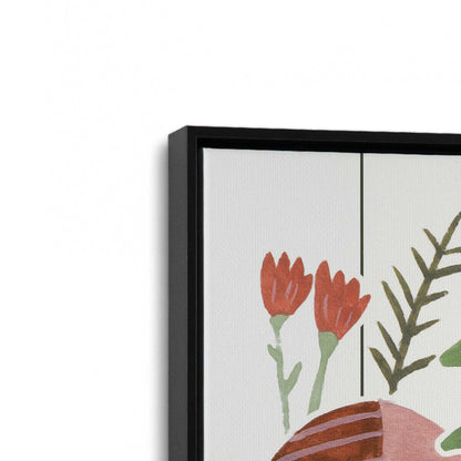 [Color:Satin Black], Picture of art in a Satin Black frame at an angle