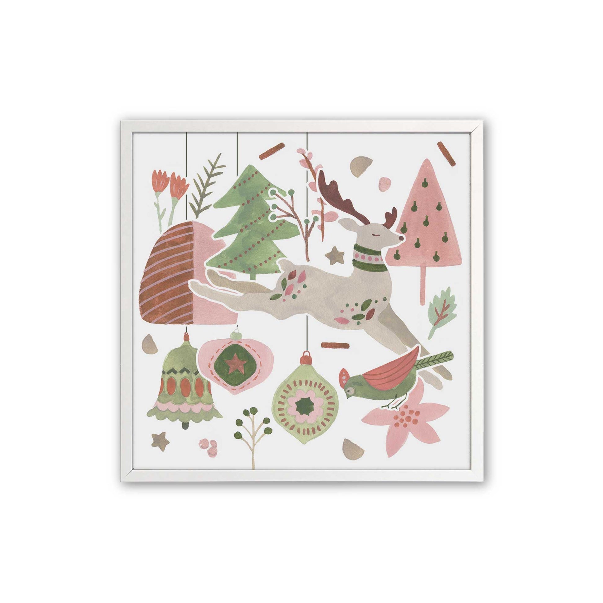 [Color:Opaque White], Picture of art in a Opaque White frame