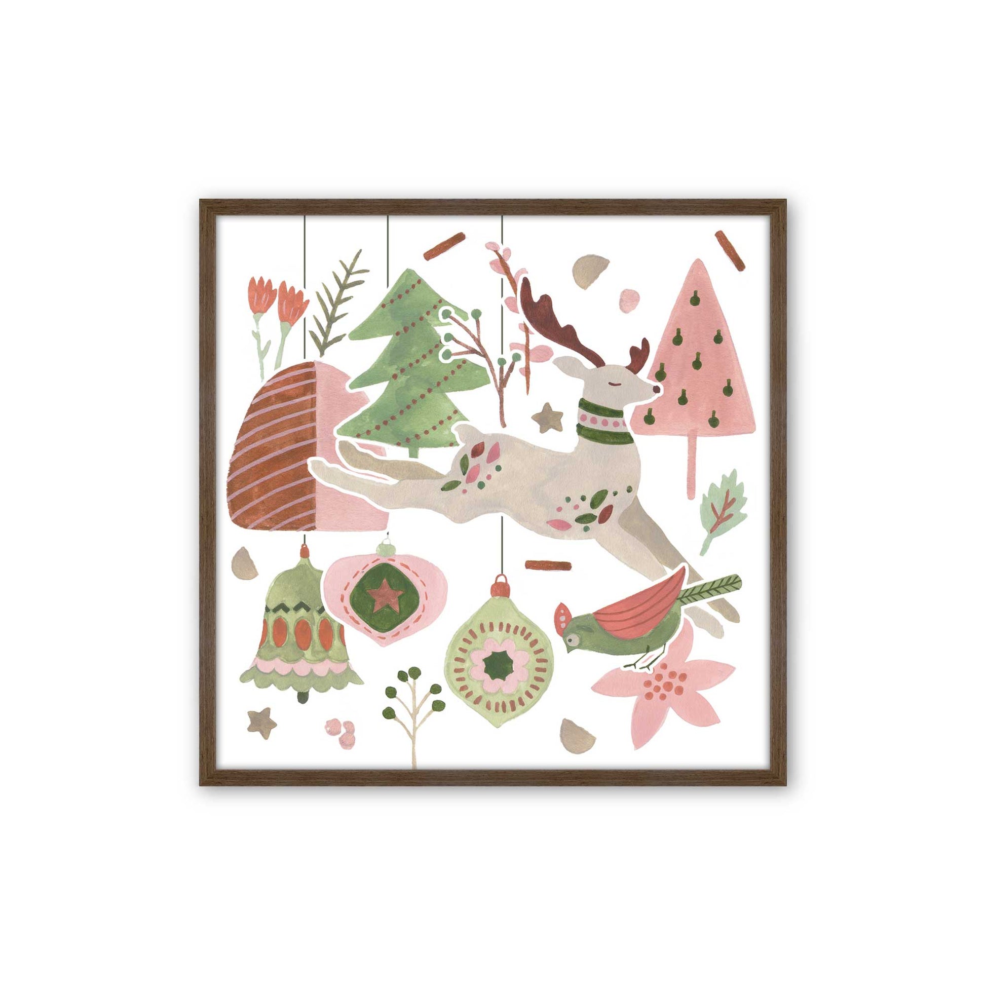 [Color:Walnut], Picture of art in a Walnut frame