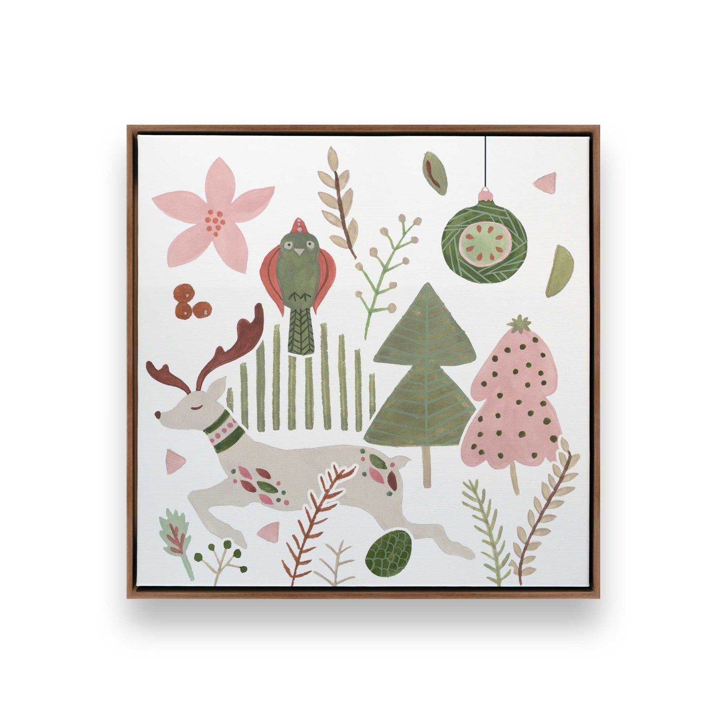 [Color:Walnut], Picture of art in a Walnut frame