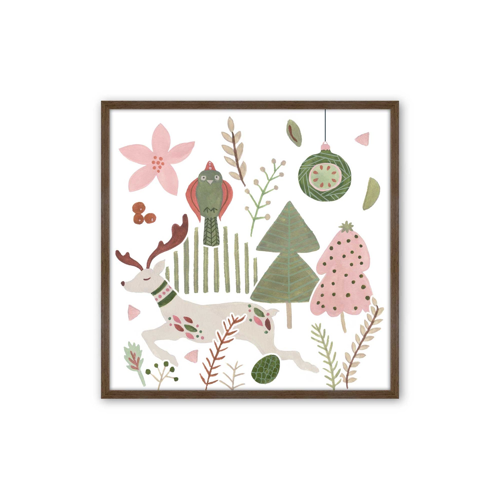 [Color:Walnut], Picture of art in a Walnut frame