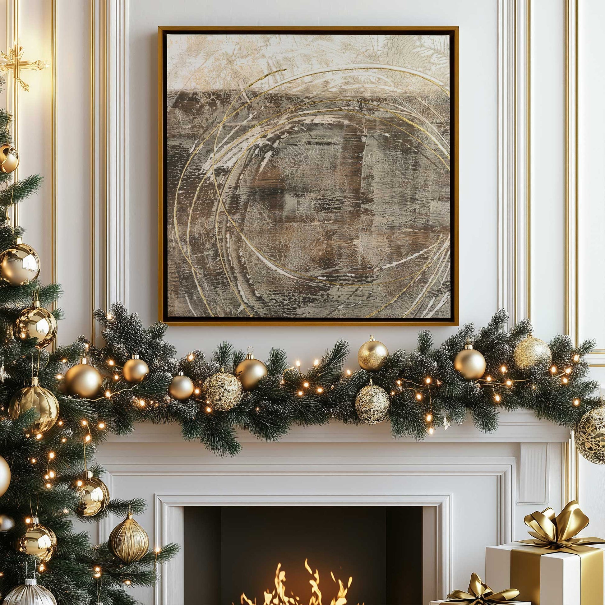 Picture of art in a room