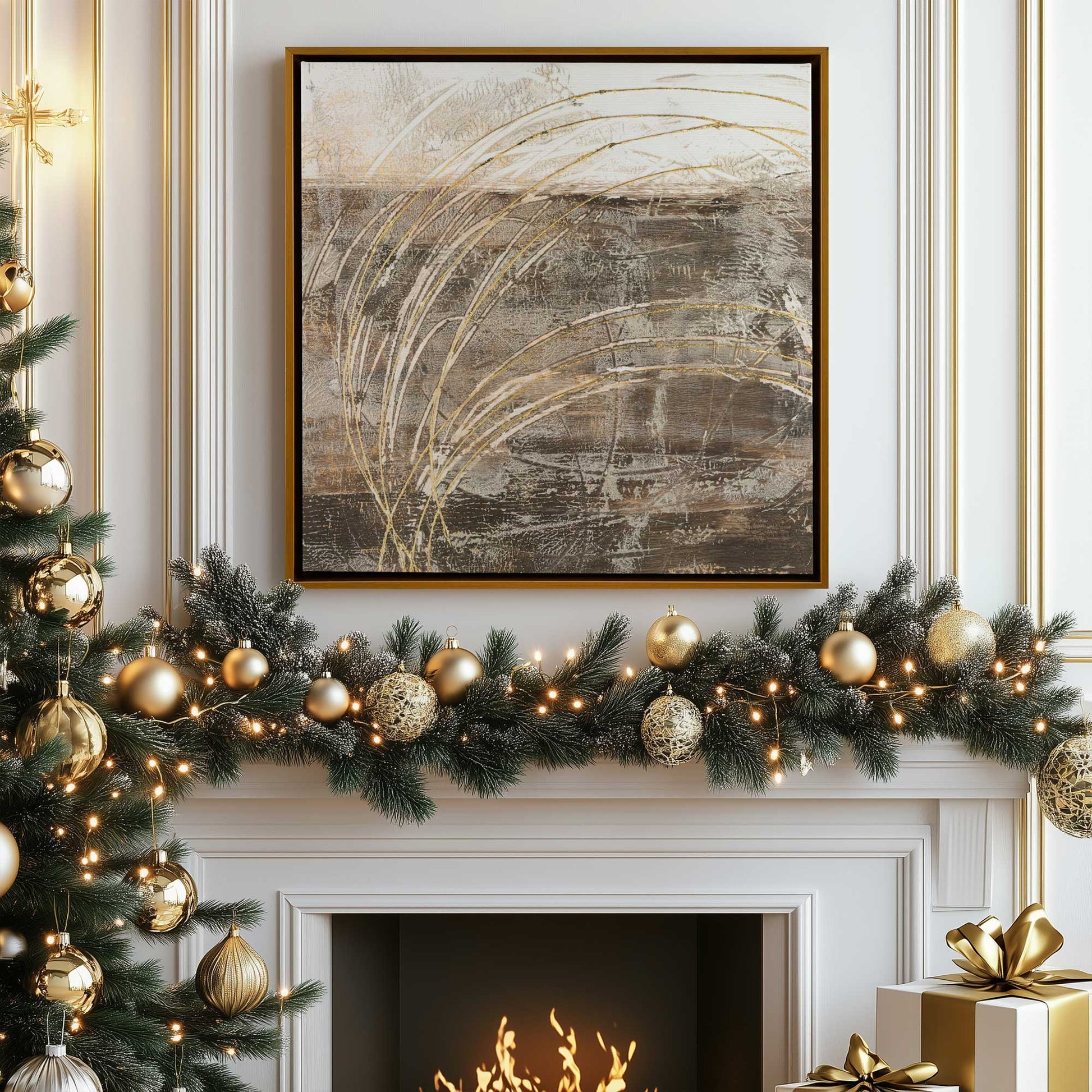 Picture of art in a room