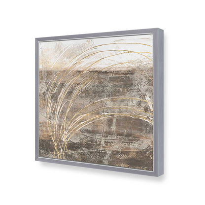 [Color:Polished Chrome], Picture of art in a Polished Chrome frame of the corner