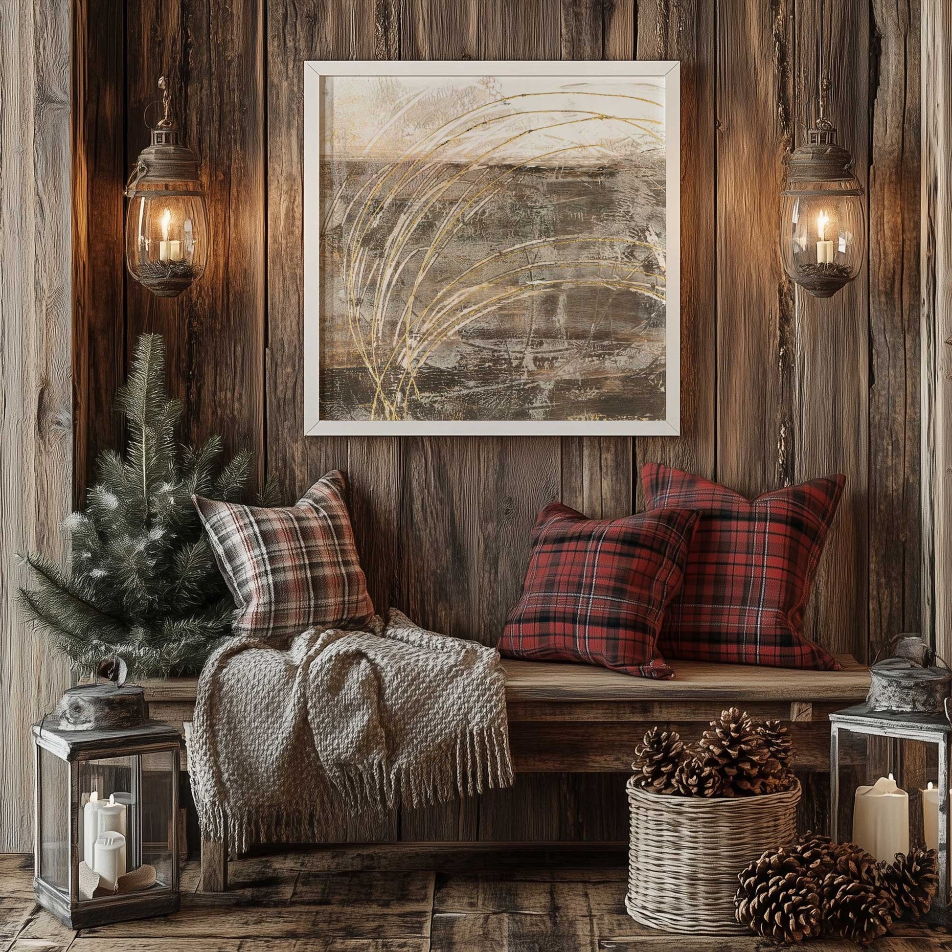 Picture of art in a room