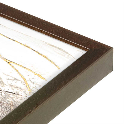 [Color:Espresso], Picture of art in a Espresso frame at an angle