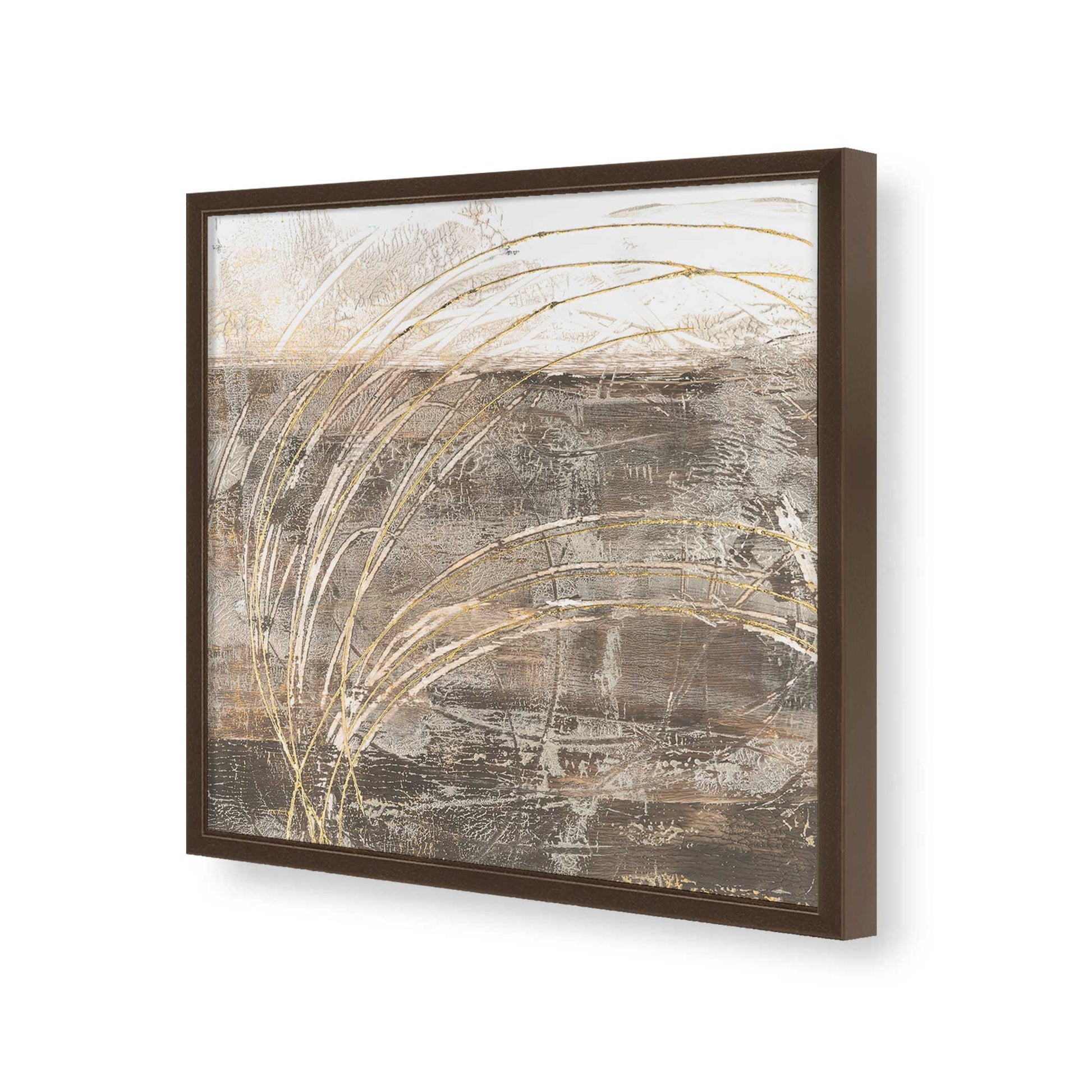 [Color:Espresso], Picture of art in a Espresso frame of the corner
