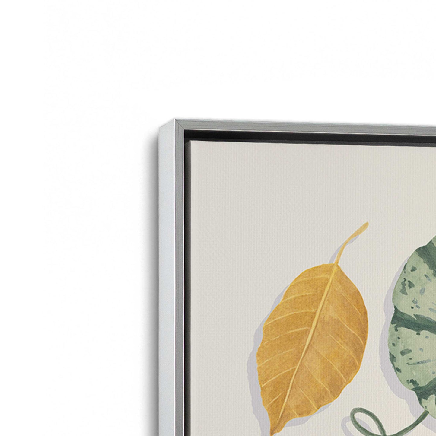 [Color:Polished Chrome], Picture of art in a Polished Chrome frame at an angle