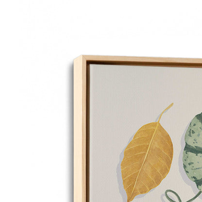 [Color:American Maple], Picture of art in a American Maple frame at an angle