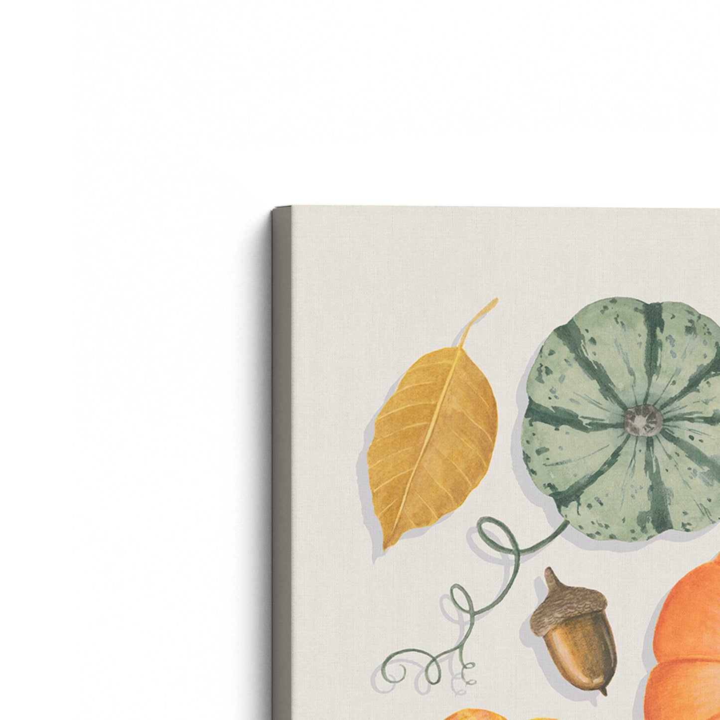 [Color:Stretched Canvas], Picture of the corner of the art