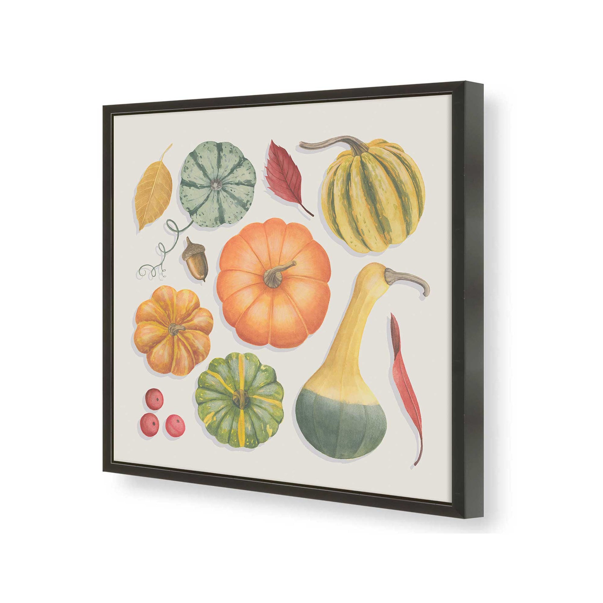 [Color:Satin Black], Picture of art in a Satin Black frame of the corner