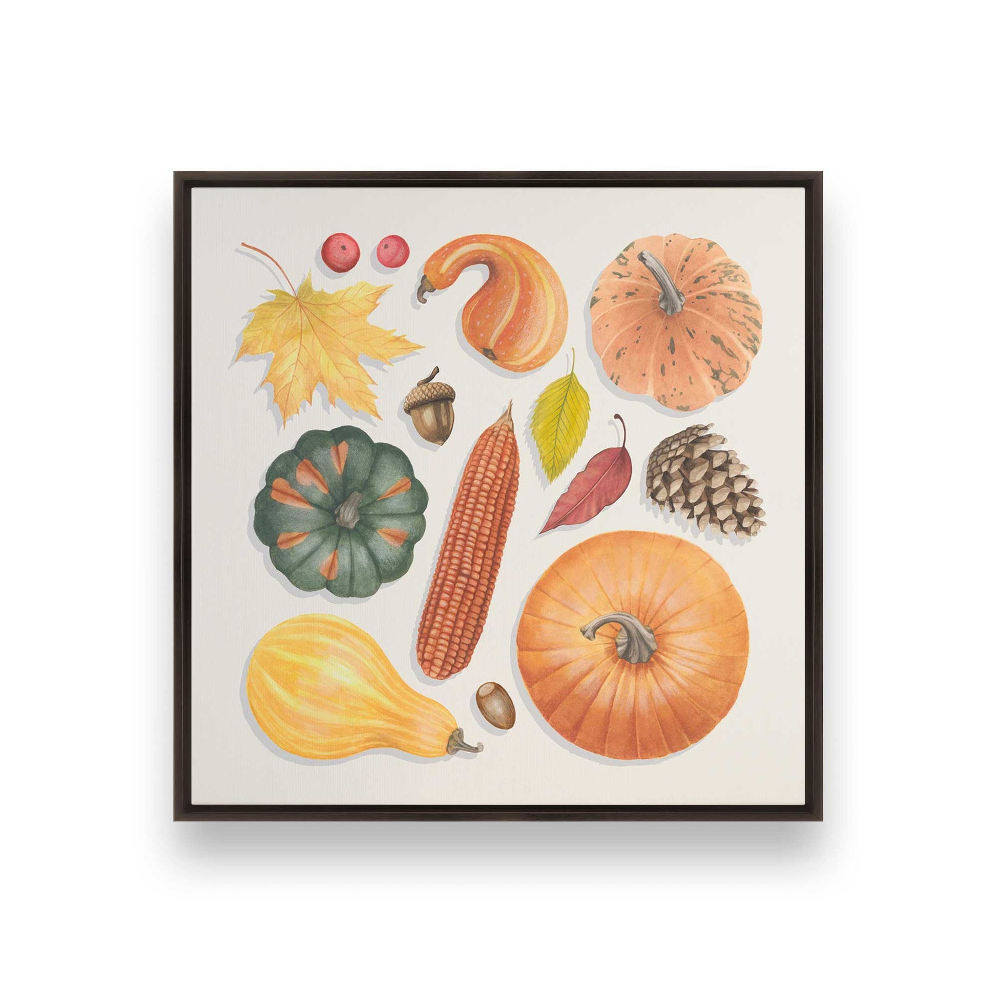 [Color:Espresso], Picture of art in a Espresso frame