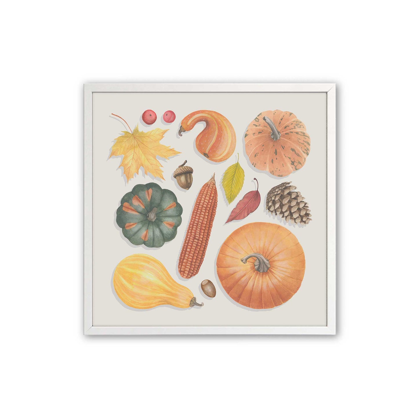 [Color:Opaque White], Picture of art in a Opaque White frame