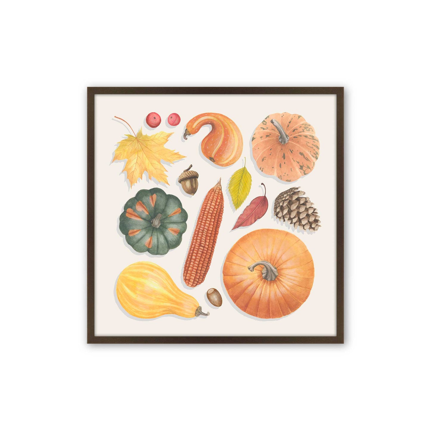 [Color:Espresso], Picture of art in a Espresso frame