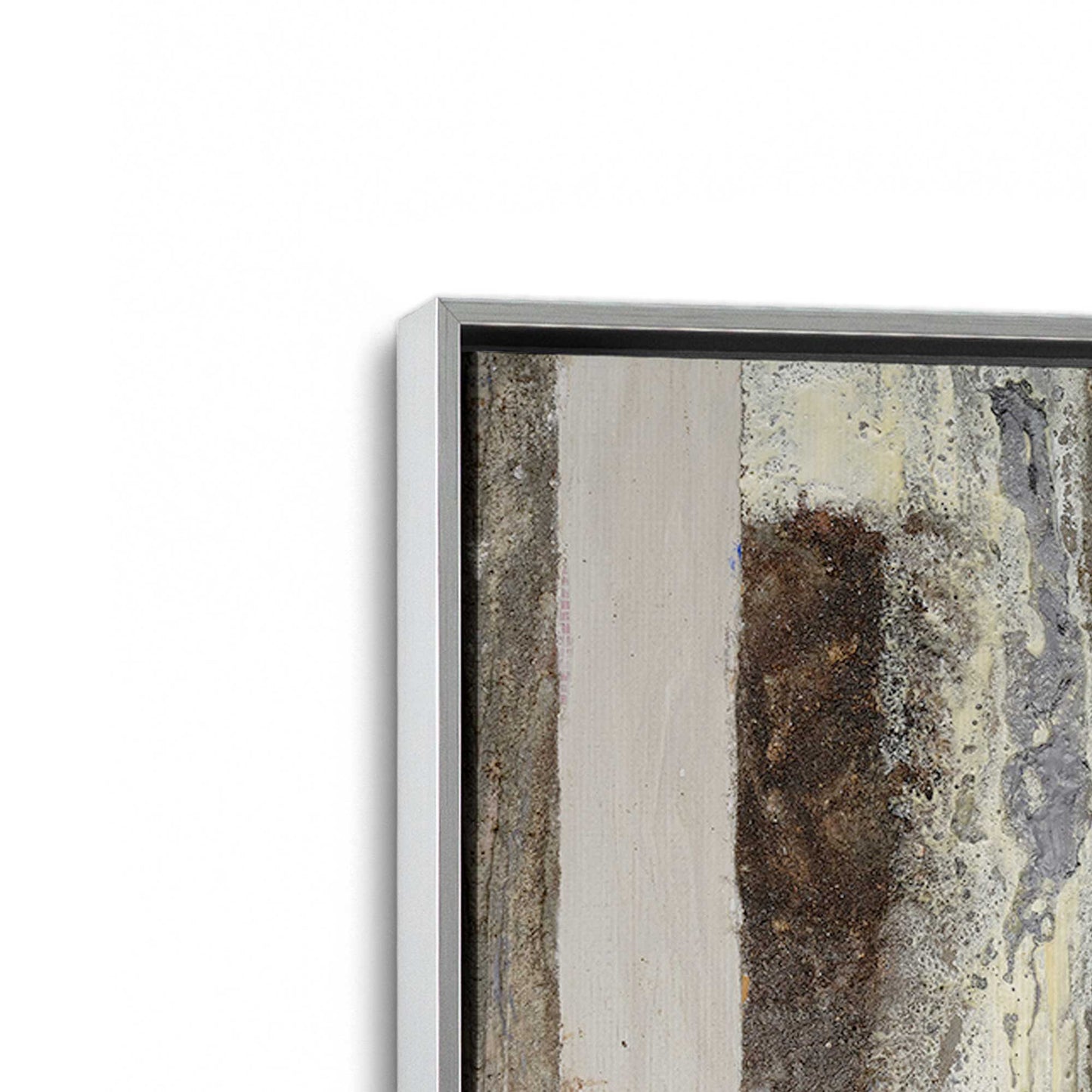 [Color:Polished Chrome], Picture of art in a Polished Chrome frame at an angle