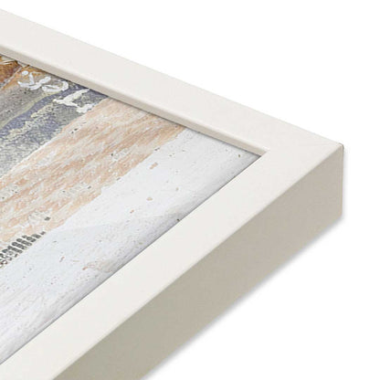 [Color:Opaque White], Picture of art in a Opaque White frame at an angle