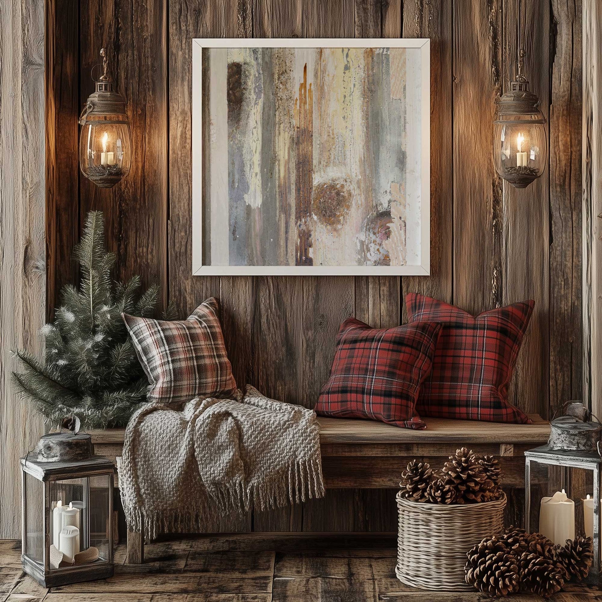 Picture of art in a room