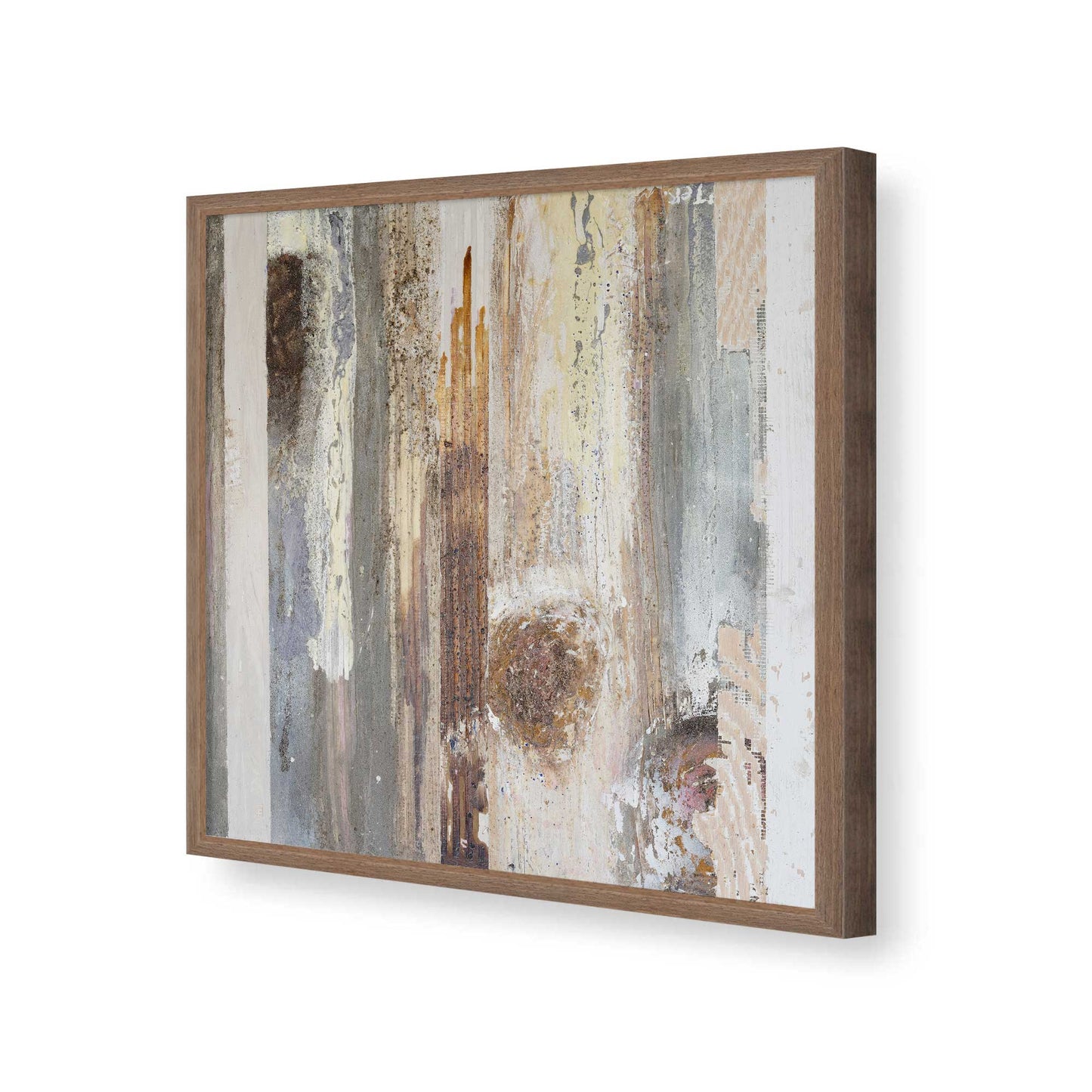 [Color:Walnut], Picture of art in a Walnut frame of the corner