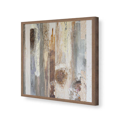 [Color:Walnut], Picture of art in a Walnut frame of the corner