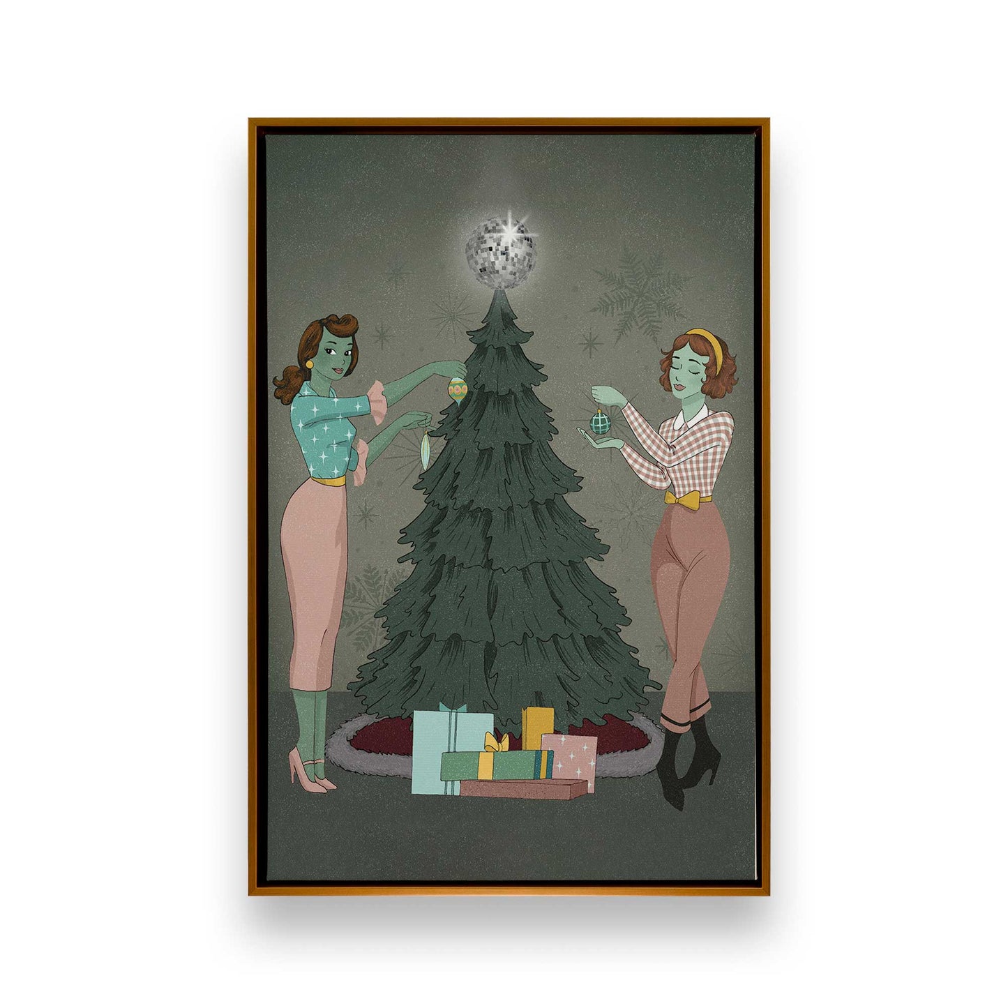 [Color:Polished Gold], Picture of art in a Polished Gold frame