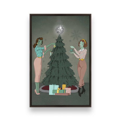 [Color:Espresso], Picture of art in a Espresso frame