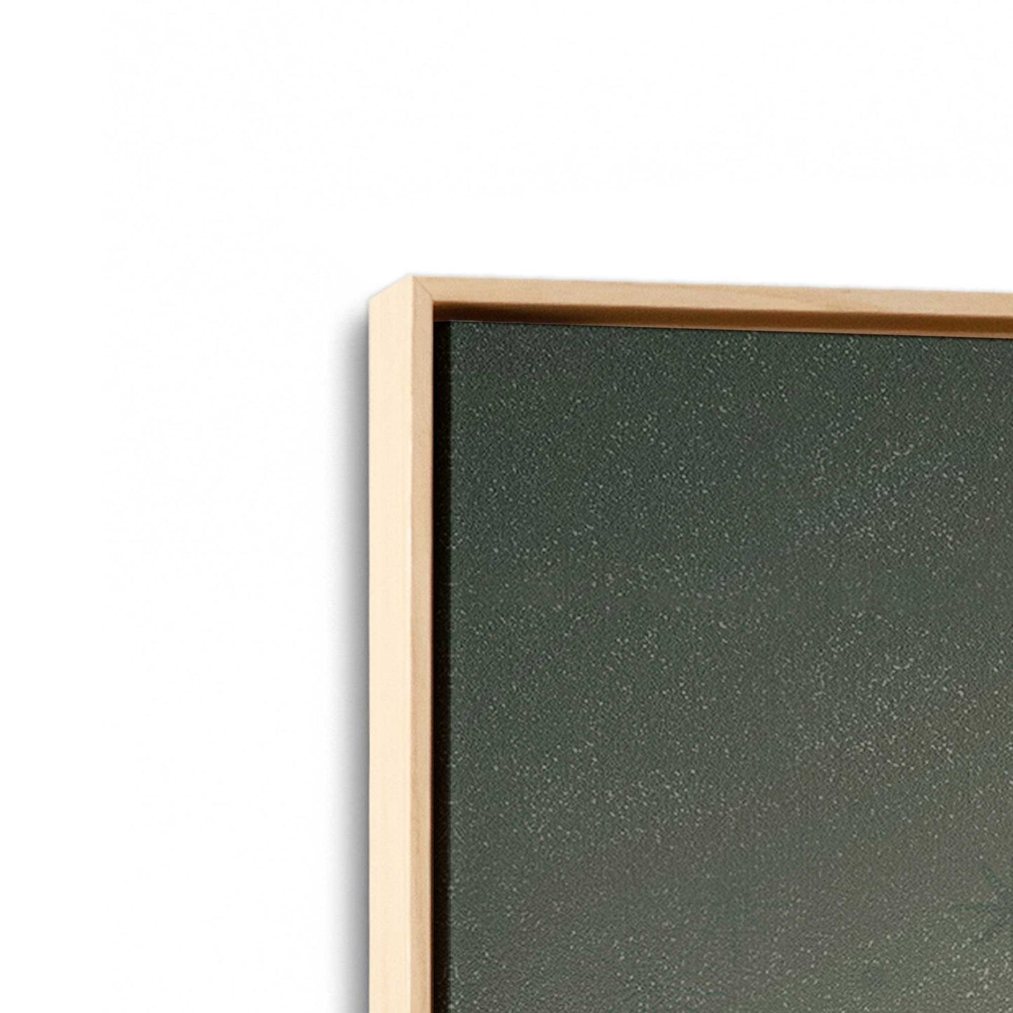[Color:American Maple], Picture of art in a American Maple frame at an angle
