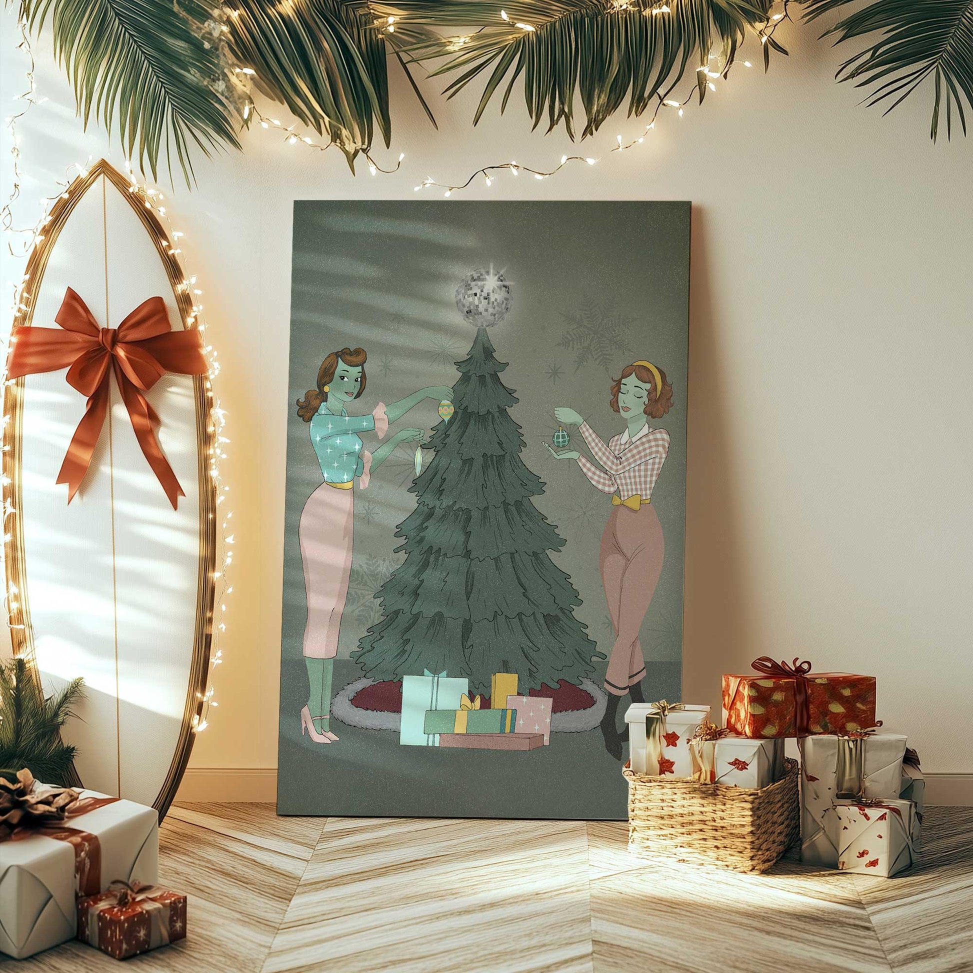 Picture of art in a room