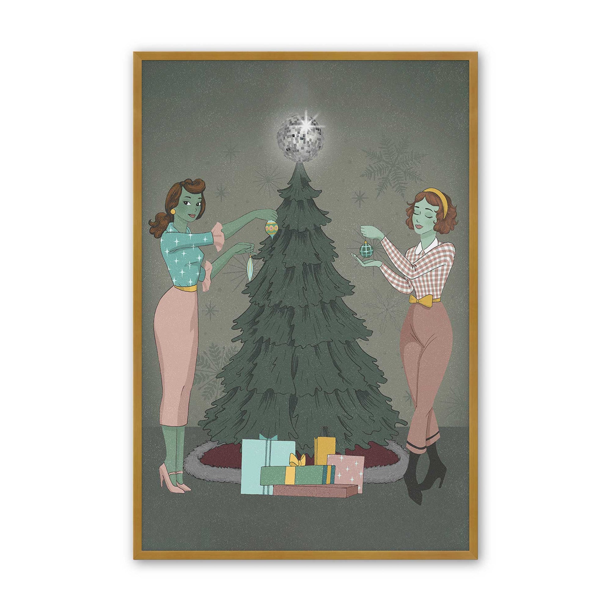 [Color:Polished Gold], Picture of art in a Polished Gold frame